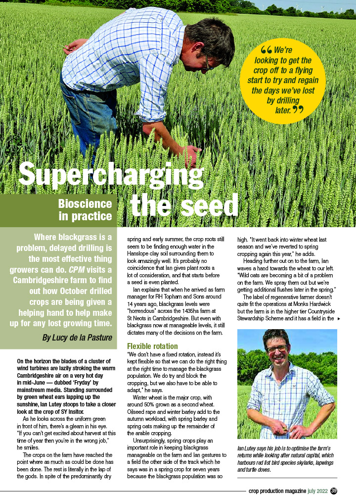 Supercharging the Seed - Tiros - CPM Magazine July 2022